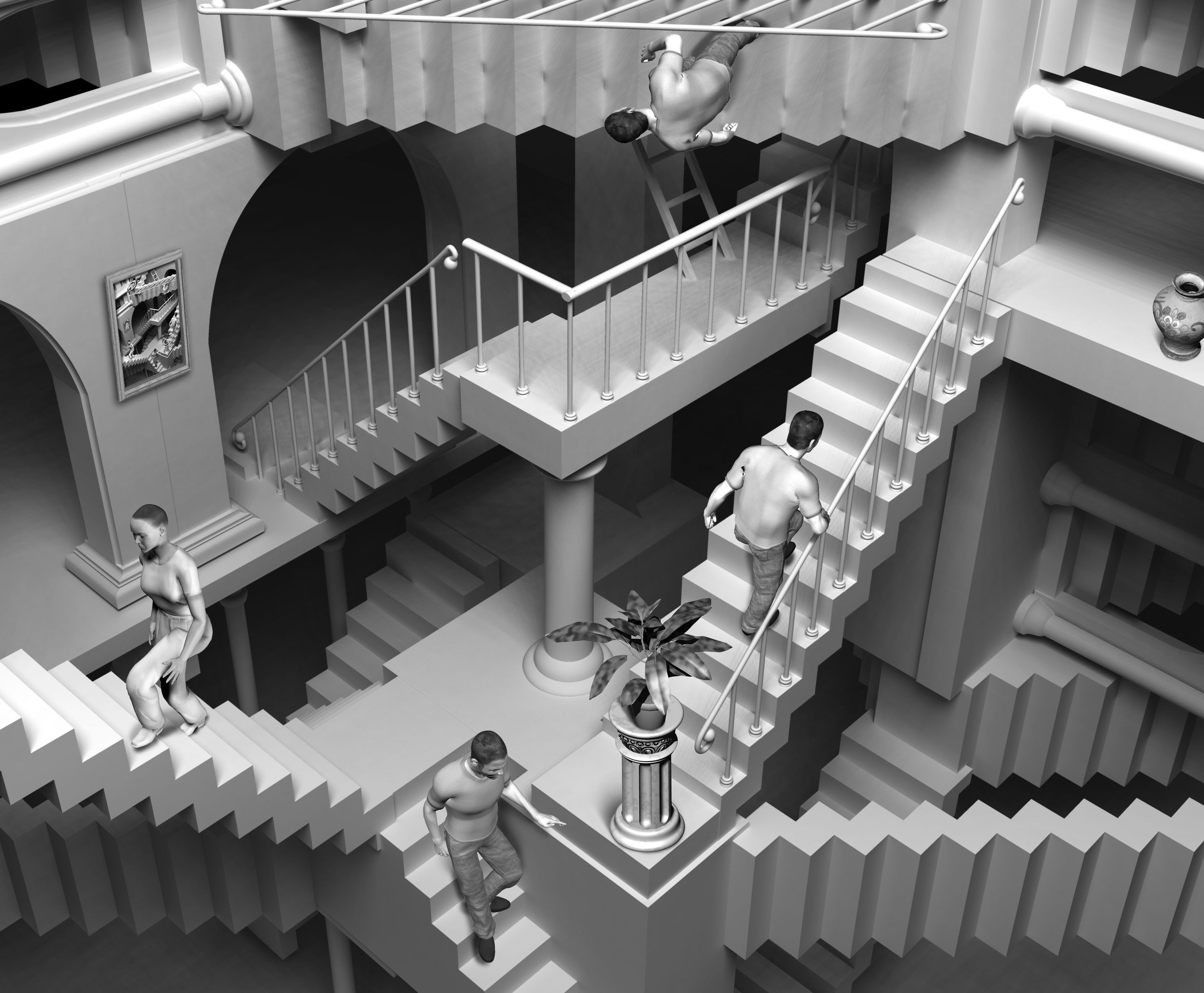 Stairs Escher Art Mc Escher Art Creative Art - vrogue.co